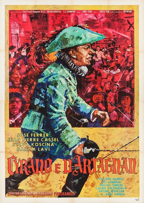 Cyrano et d&#039;Artagnan - Italian Movie Poster