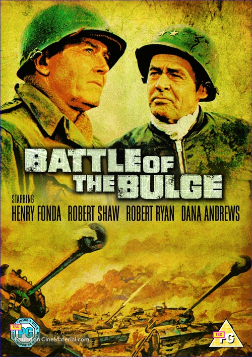 Battle of the Bulge - British DVD movie cover
