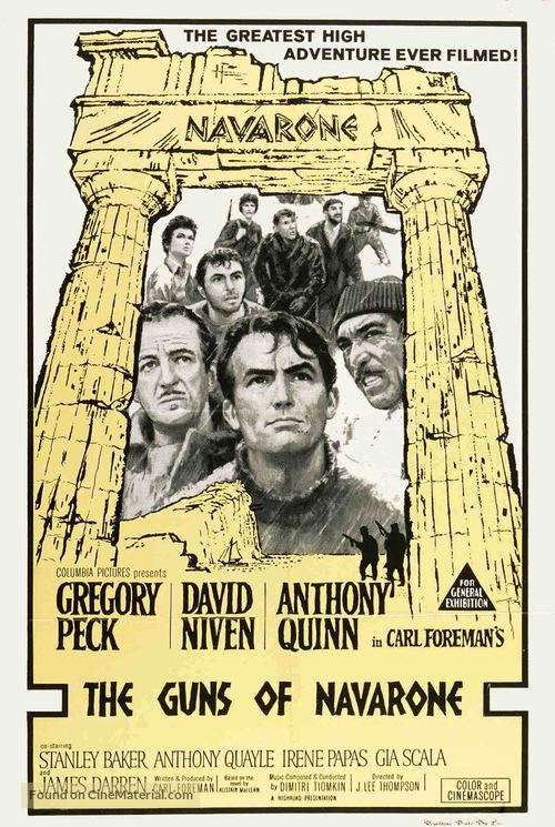 The Guns of Navarone - Australian Movie Poster