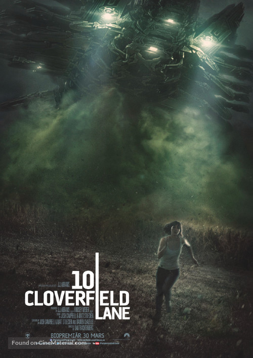 10 Cloverfield Lane - Swedish Movie Poster
