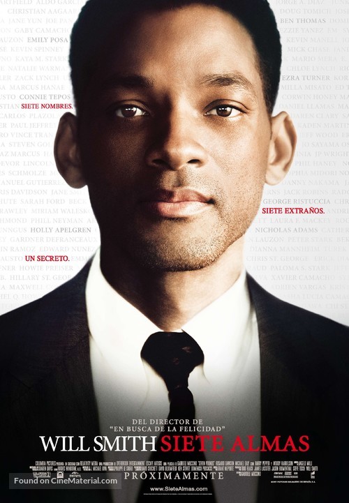 Seven Pounds - Spanish Movie Poster