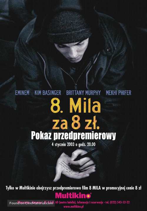 8 Mile - Polish Movie Poster