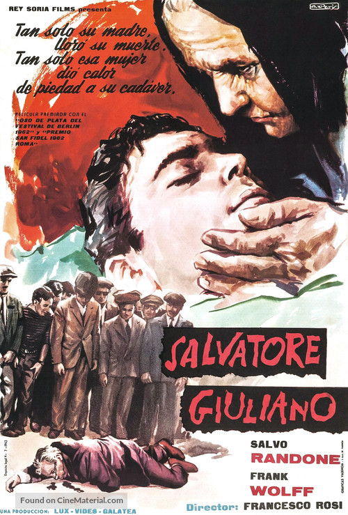 Salvatore Giuliano - Spanish Movie Poster