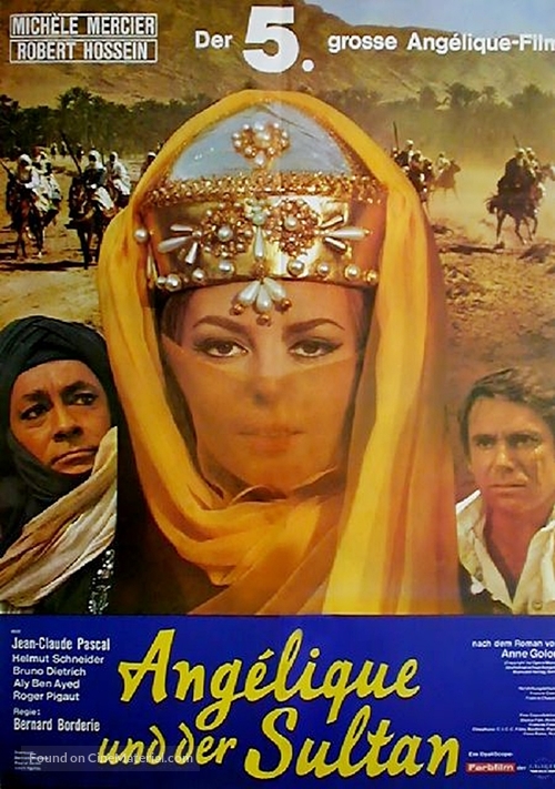 Ang&eacute;lique et le sultan - German Movie Poster