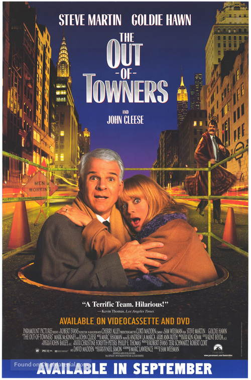 The Out-of-Towners - Video release movie poster