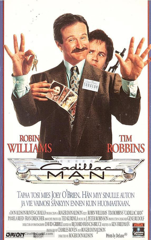 Cadillac Man - Finnish VHS movie cover