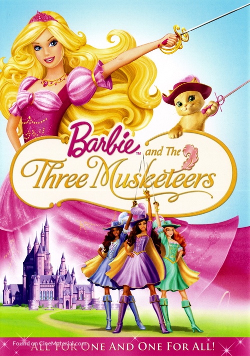 Barbie and the Three Musketeers - DVD movie cover