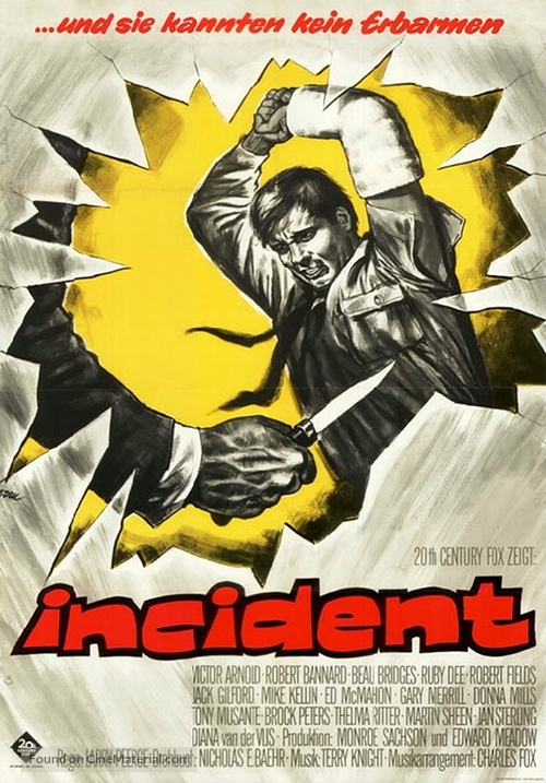 The Incident - German Movie Poster