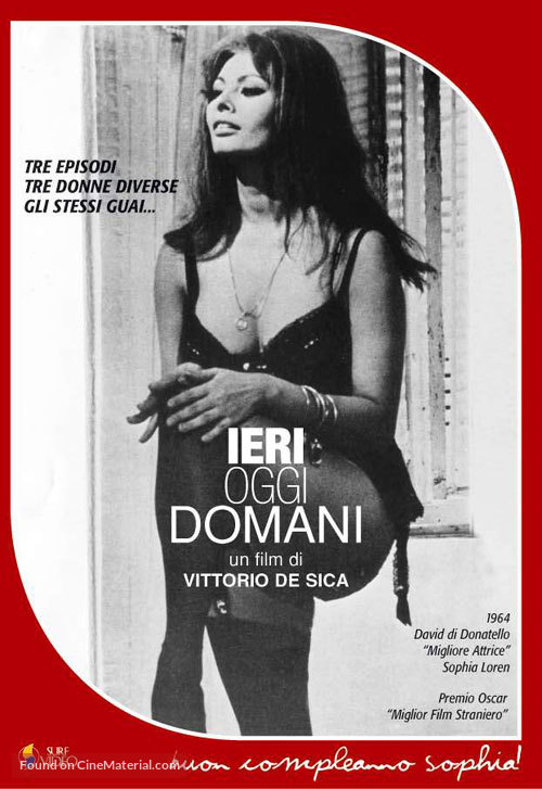 Ieri, oggi, domani - Italian DVD movie cover