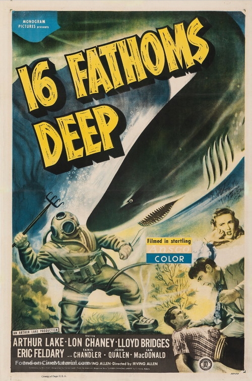16 Fathoms Deep - Movie Poster