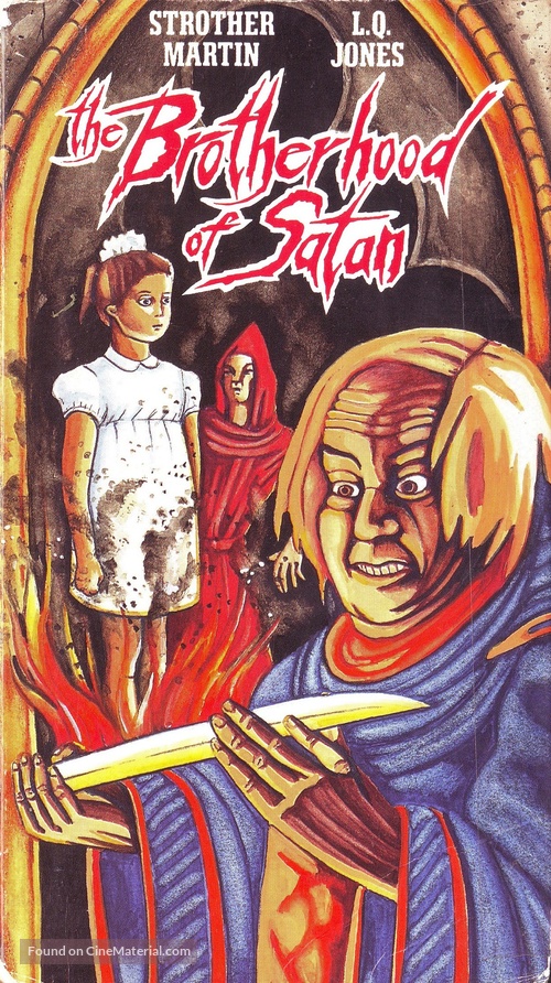 The Brotherhood of Satan - VHS movie cover