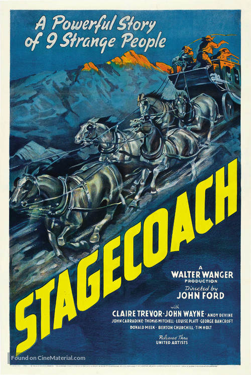 Stagecoach - Theatrical movie poster