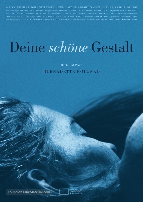 Deine sch&ouml;ne Gestalt - German Movie Poster