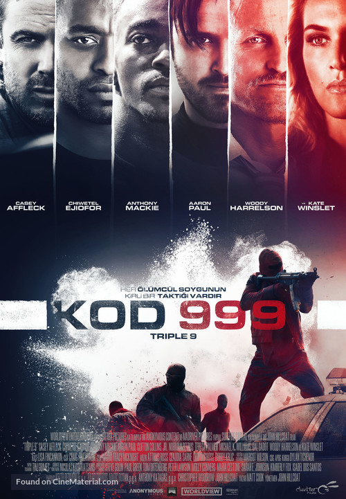 Triple 9 - Turkish Movie Poster