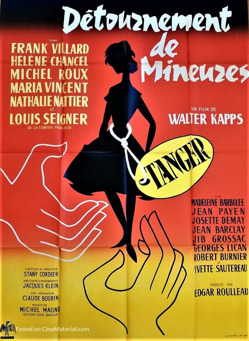 D&eacute;tournement de mineures - French Movie Poster