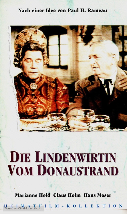 Die Lindenwirtin vom Donaustrand - German VHS movie cover