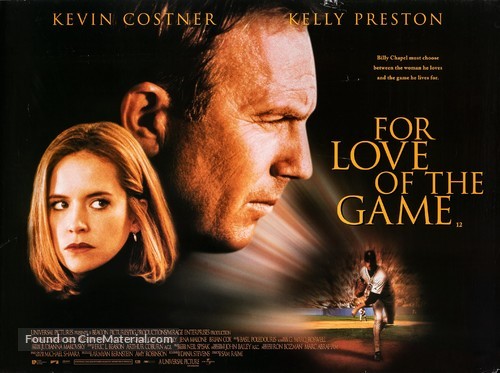 For Love of the Game - British Movie Poster