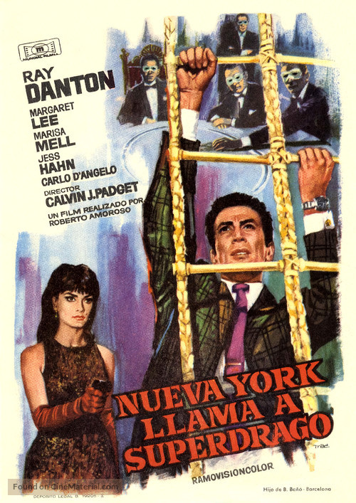 New York chiama Superdrago - Spanish Movie Poster