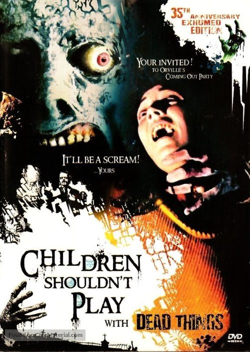 Children Shouldn&#039;t Play with Dead Things - DVD movie cover