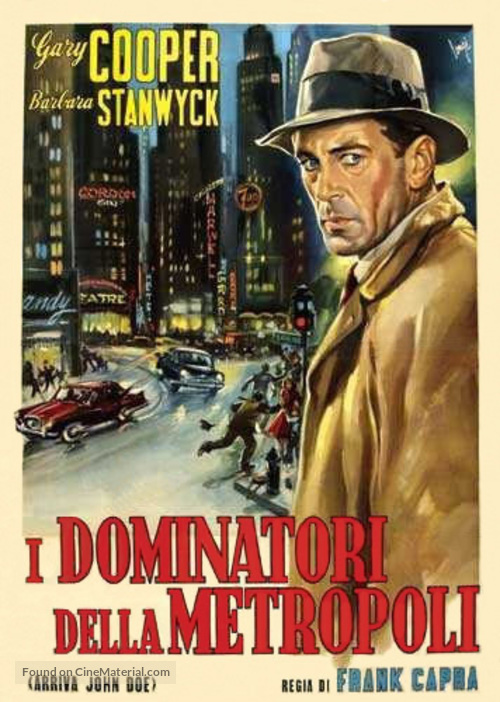 Meet John Doe - Italian Movie Poster
