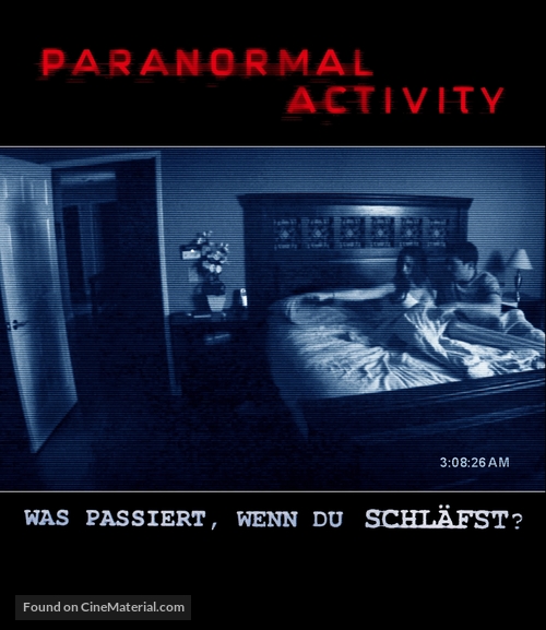 Paranormal Activity - German Blu-Ray movie cover