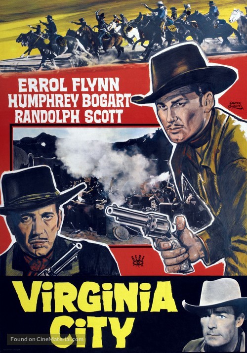 Virginia City - German Movie Poster
