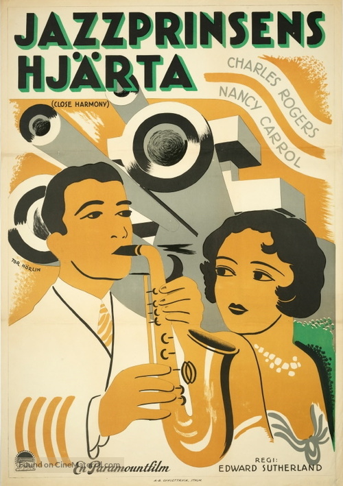Close Harmony - Swedish Movie Poster