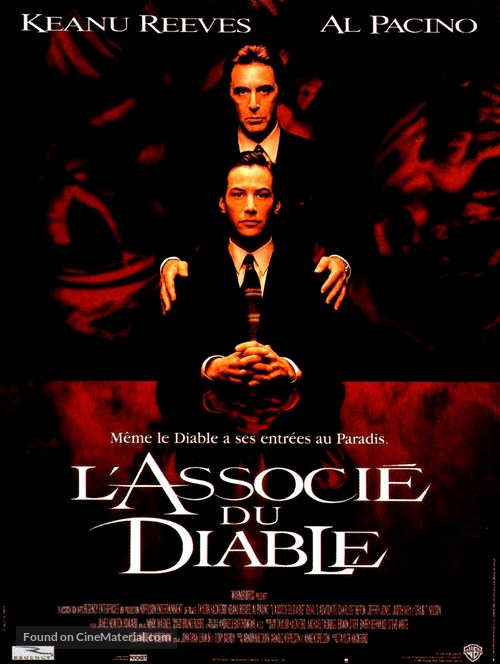 The Devil&#039;s Advocate - French Movie Poster
