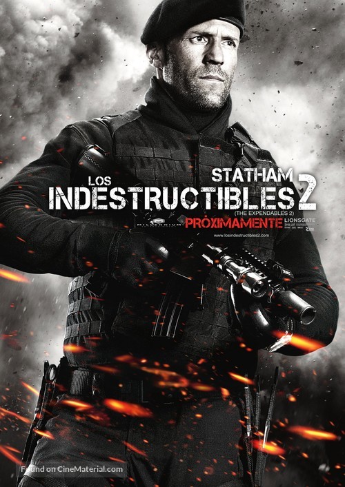 The Expendables 2 - Mexican Movie Poster