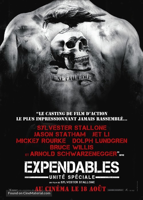 The Expendables - French Movie Poster