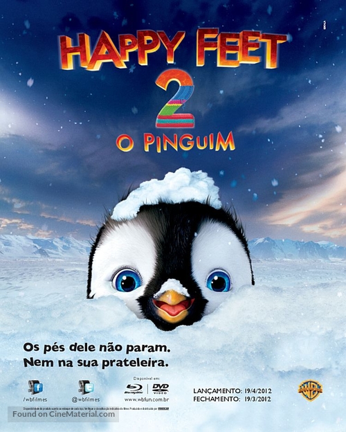 Happy Feet Two - Brazilian Movie Poster