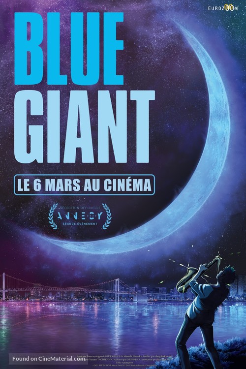 Blue Giant - French Movie Poster