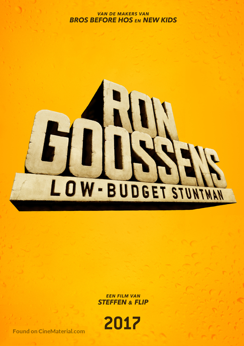 Ron Goossens, Low Budget Stuntman - Dutch Movie Poster