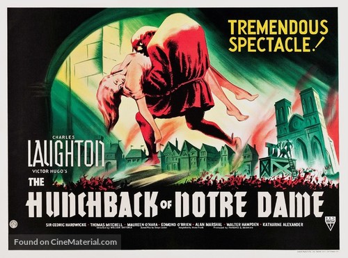 The Hunchback of Notre Dame - British Movie Poster