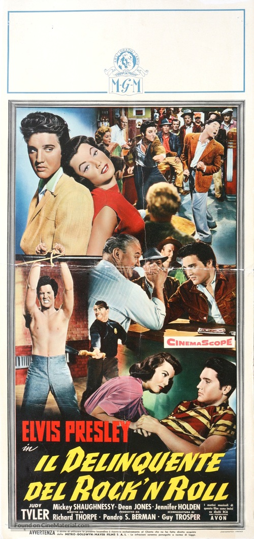 Jailhouse Rock - Italian Movie Poster
