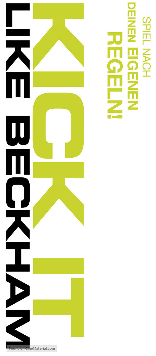 Bend It Like Beckham - German Logo