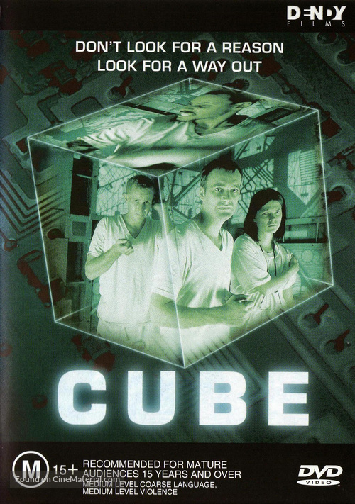 Cube - Australian DVD movie cover