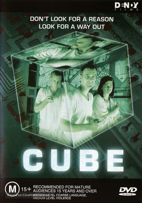 Cube - Australian DVD movie cover