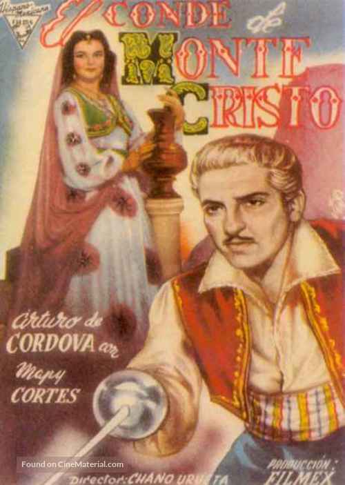 El conde de Montecristo - Spanish Movie Poster