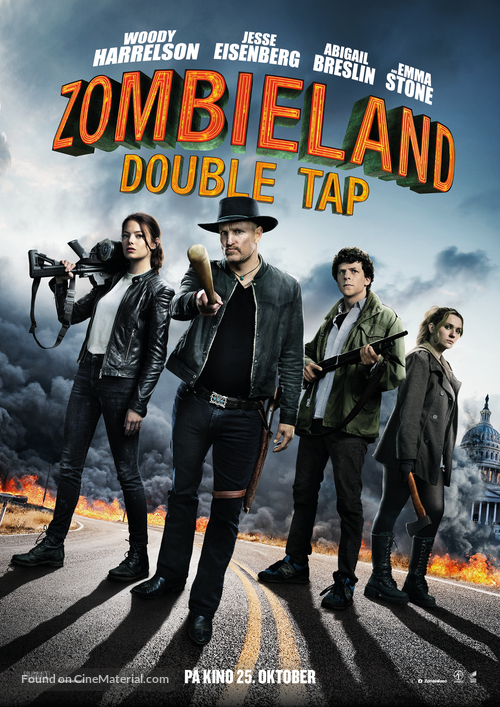 Zombieland: Double Tap - Norwegian Movie Poster