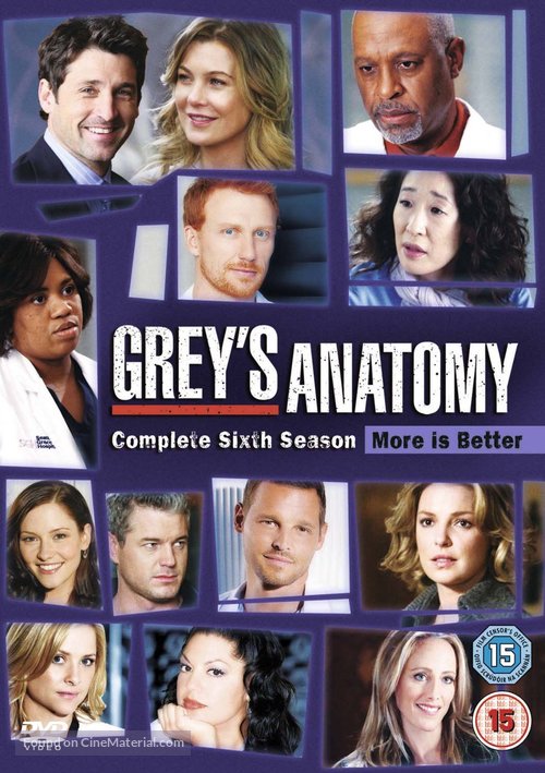 &quot;Grey&#039;s Anatomy&quot; - British DVD movie cover