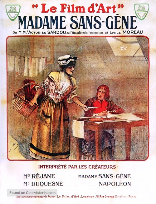 Madame Sans-G&ecirc;ne - French Movie Poster