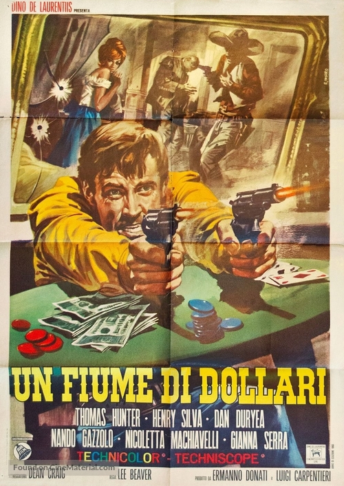 Fiume di dollari, Un - Italian Movie Poster