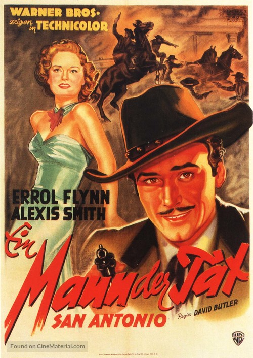 San Antonio - German Movie Poster