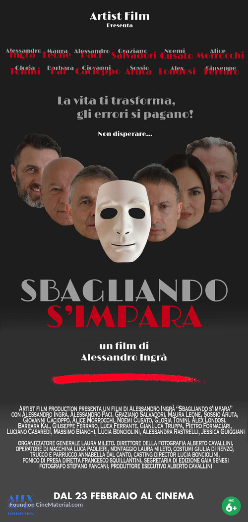 Sbagliando s&#039;impara - Italian Movie Poster