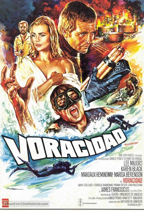 Killer Fish - Spanish Movie Poster