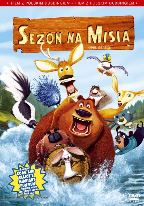 Open Season - Polish DVD movie cover