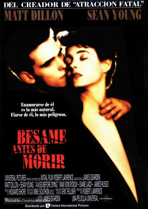 A Kiss Before Dying - Spanish Movie Poster