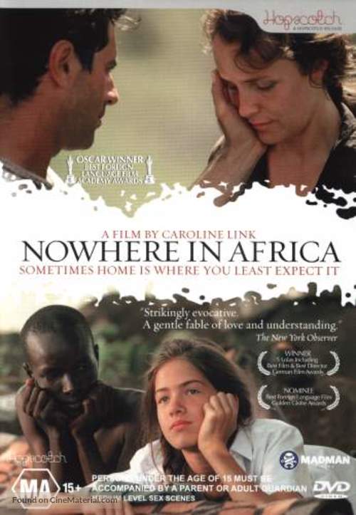 Nirgendwo in Afrika - Australian DVD movie cover