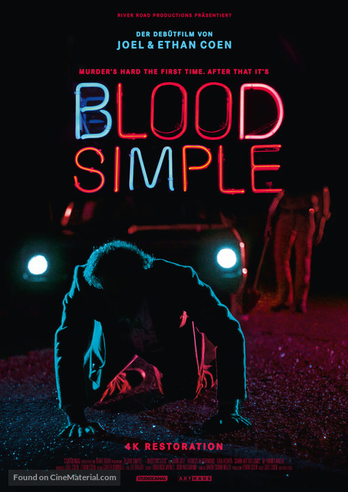Blood Simple - German Re-release movie poster